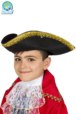 CAPPELLO TRICORNO PIRATA BAMBINO